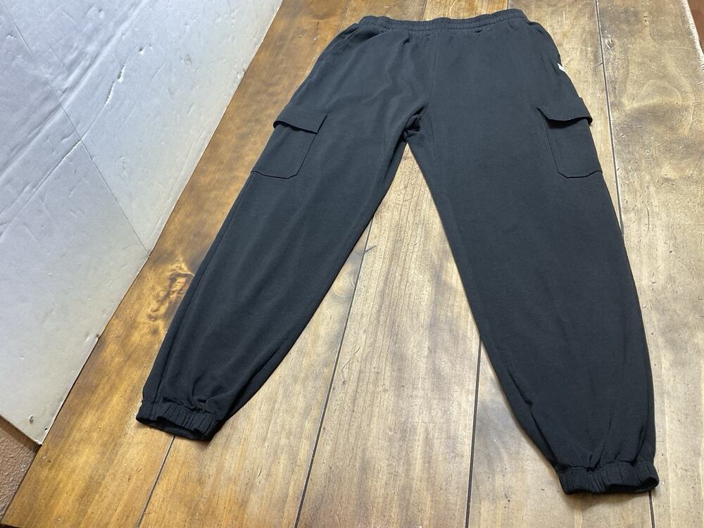 Vuori Boyfriend Cargo Jogger Womens Medium Black Heather VW4062 DreamKnit